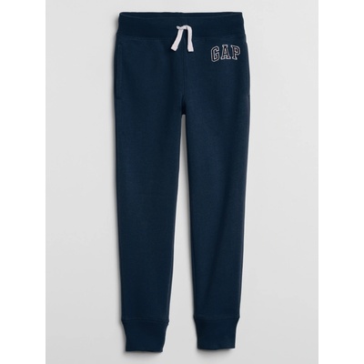 GAP Detské tepláky fleece logo Tmavomodrá
