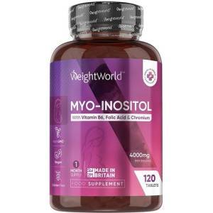 WeightWorld Myo-Inositol, 4000 mg, 120 таблетки, Weight World (128527 WW)
