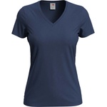 Stedman classic-t v-neck st2700 / Дамска тениска с v-образно деколте - тъмносиня m (st2700navm)