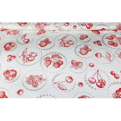 MADE IN ITALY Dekoračná bavlnená látka Cherry, š. 140 cm Viacfarebná Šírka 140 cm