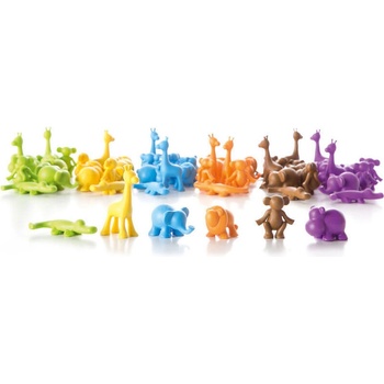 Learning Resources Zvířátka z džungle 72 kusů