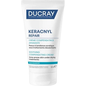 Ducray Keracnyl Компенсиращ крем за лице Repair, 50 ml