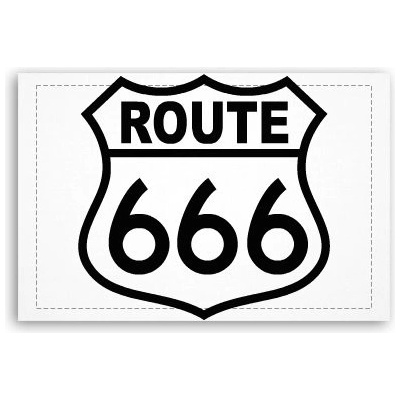 Fotoobraz 60x40 cm malý route666