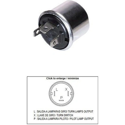 DZE přerušovač blinkrů univerzální (12V 2+2 21W)