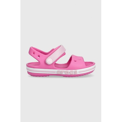 Crocs Bayaband sandal K 205400 růžová – Zboží Dáma