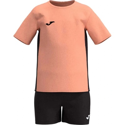 JOMA Kids Camp set - Orange / Black (Peach Nectar / Black)