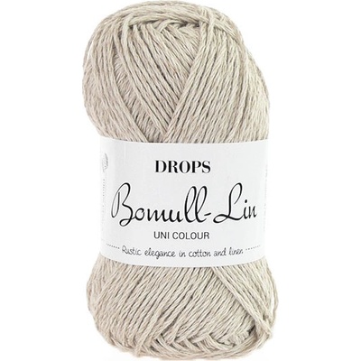 Příze DROPS Bomull-Lin 03 - béžová/režná