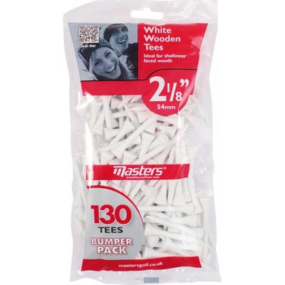 Masters Wood Tees Bumpa Bag 130 White 2 1/8"
