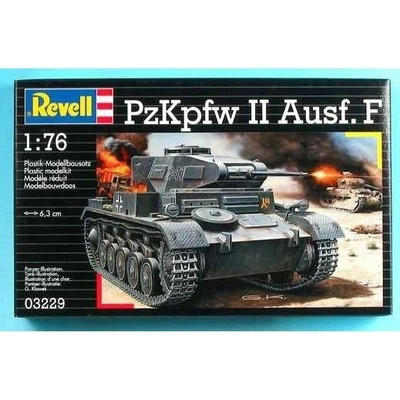Revell 03229 tank PzKpfw II Ausf.F měřítko 1:76