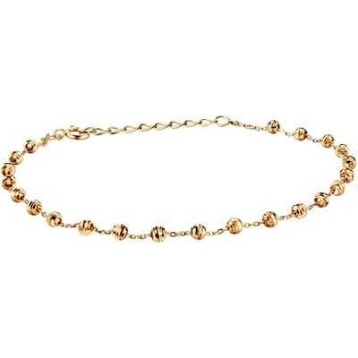 SAVICKI Náramok s príveskom žlté zlato 19 cm - B-B-B1190-00147-585-Z