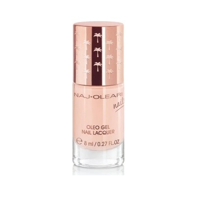 Naj Oleari Oleo gel Nail Lacquer lak na nehty s gelovým efektem 06 powder pink 8 ml