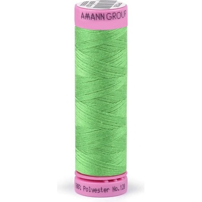 Polyesterové nitě návin 100 m Aspo Amann 0092 Bright LimeGreen