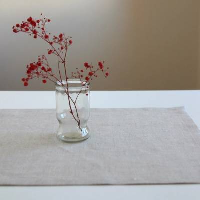 Tululum prostírání lněné přírodní 2 ks 45x35cm