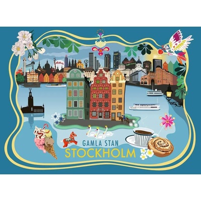 Ravensburger - Puzzle Gamla Stan, Stockholm - 500 piese
