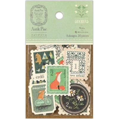 NB Co. Ltd. stickers antique Verde
