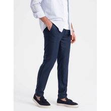 Ombre Clothing pánske nohavice chinos Iannala navy