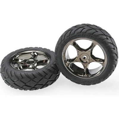 Traxxas kolo 2.2" disk Tracer černý chrom pneu Anaconda 2 přední