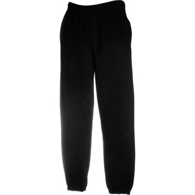 Fruit of the Loom pánské tepláky Classic Elasticated Cuff Jog pants 64026 černá