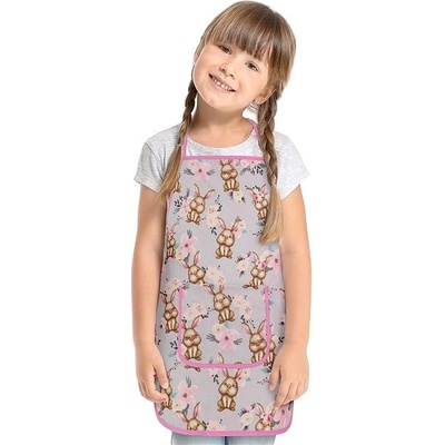 Bellatex Dětská zástěra Velikonoční zajíček 37x47cm