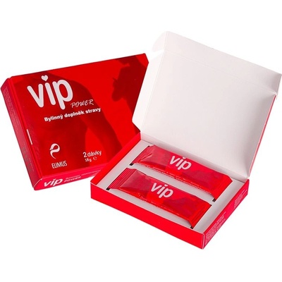 VIP Power Gel 100% přírodní podpora erekce 4 dávky