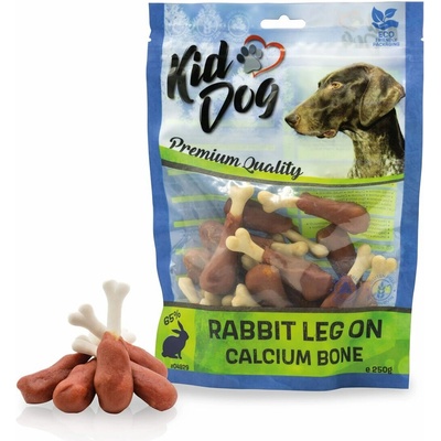 Kid Dog králičie mäso na kalciovej kostičke 250 g