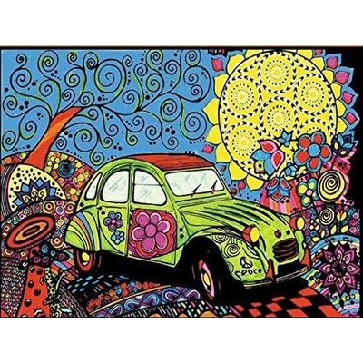 Colorvelvet zamatový obrázok Auto veľký
