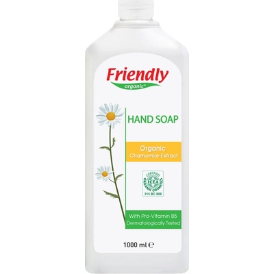 Friendly Organic Натурален сапун за ръце с органичен екстракт от лайка - 1000ml