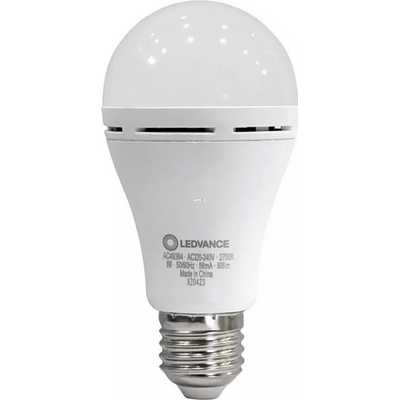 Ledvance LED žiarovka RECHARGEABLE A60 E27/8W/230V 2700K Ledvance P225448