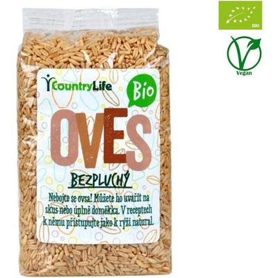 Country Life Oves bezpluchý BIO 0,5 kg – Zboží Dáma