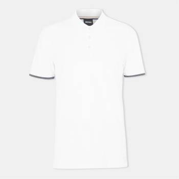 Boss Блуза с яка Boss Men's Phillipson Short Sleeve Polo Shirt - White
