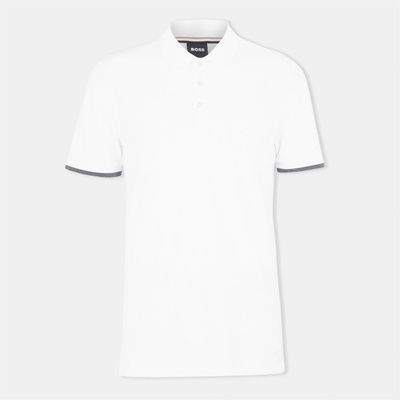 Boss Блуза с яка Boss Men's Phillipson Short Sleeve Polo Shirt - White