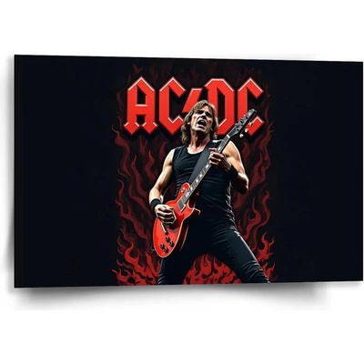 Sablio Obraz ACDC Gitarista - 60x40 cm