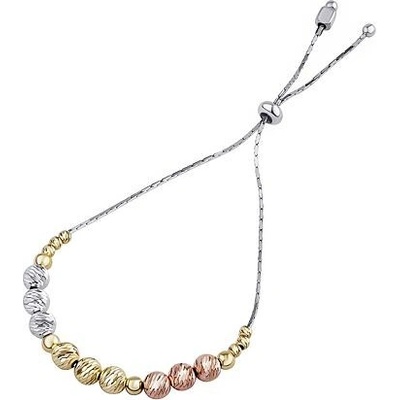 Silvego Dámsky strieborný náramok Eloise s farebnými korálkami MSS1683B3GP