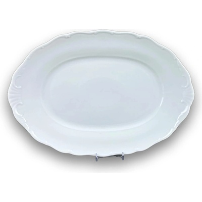 Moritz Zdekauer porcelánová mísa bílá 22 x 32 cm