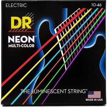 DR Strings Multi Color 10