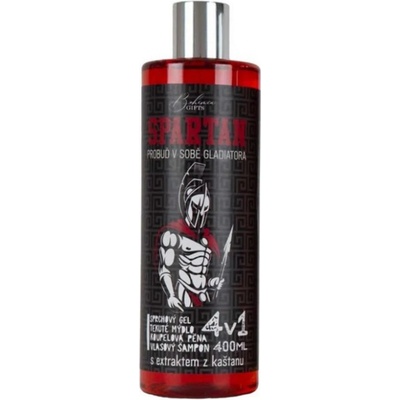 Bohemia Gifts 4v1 Spartan sprchový gél, šampón, pena a mydlo 400 ml