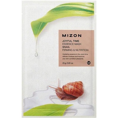 Mizon Мizon Joyful Time Essence Mask Snail, листова маска за лице с охлювен муцин (8809479166499)