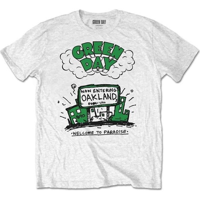 Green Day Welcome to Paradise White XL Риза (GDTS36MW04)