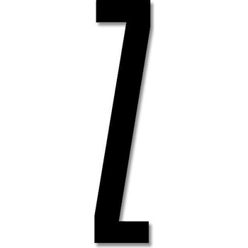 Design Letters Буква Design Letters Z акрил 8 см черна (30201600Z)