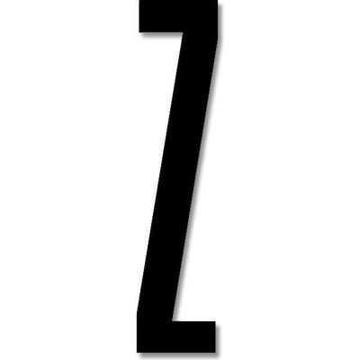 Design Letters Буква Design Letters Z акрил 8 см черна (30201600Z)