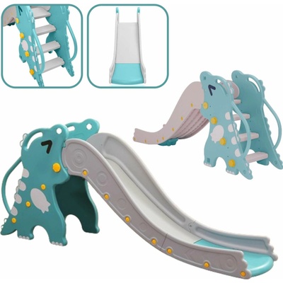 Pepita vnútorná a vonkajšia 190 cm Dino türkiz-grey
