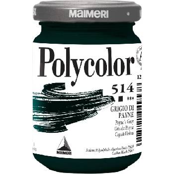 Maimeri Vynil Polycolor АКРИЛНА боя Paynes Grey 514 140 ml 1 бр (M1220514)
