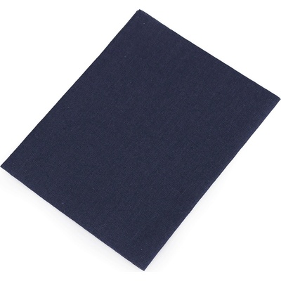 Stoklasa Klasická nažehlovací záplata, textilní bavlněná 050414, tmavě modrá, 17x45cm – Zboží Dáma