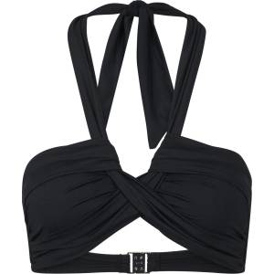 Seafolly Дамско бикини горнище Seafolly Women's Collective Halter Bandeau Bikini top - Black - размер 36 (EU) (150-2106-0213)