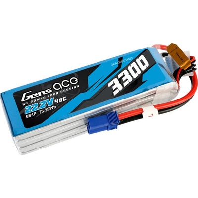 Gens Ace LiPo 3300mAh 22,2V 45C EC5