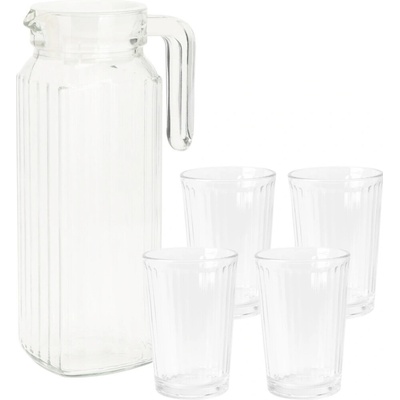 Excellent Houseware Džbán 1,1 l + 4 x 200 ml