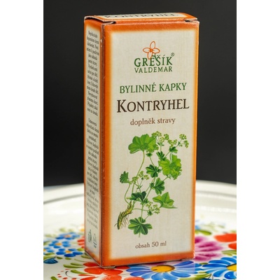Grešík -Z-35% líh Bylinné kapky Kontryhel kapky 50 ml