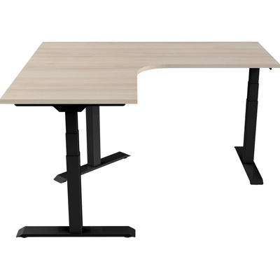 Delso Shaper 130 x 160 cm pravý černý / akát