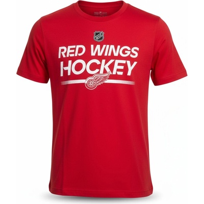 Outerstuff dětské tričko Detroit Red Wings Apro Wordmark Ss Ctn Tee