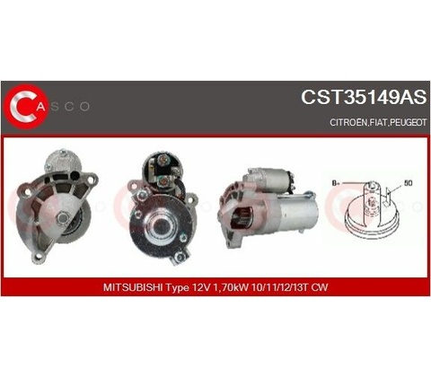 Štartér CASCO CST35149AS